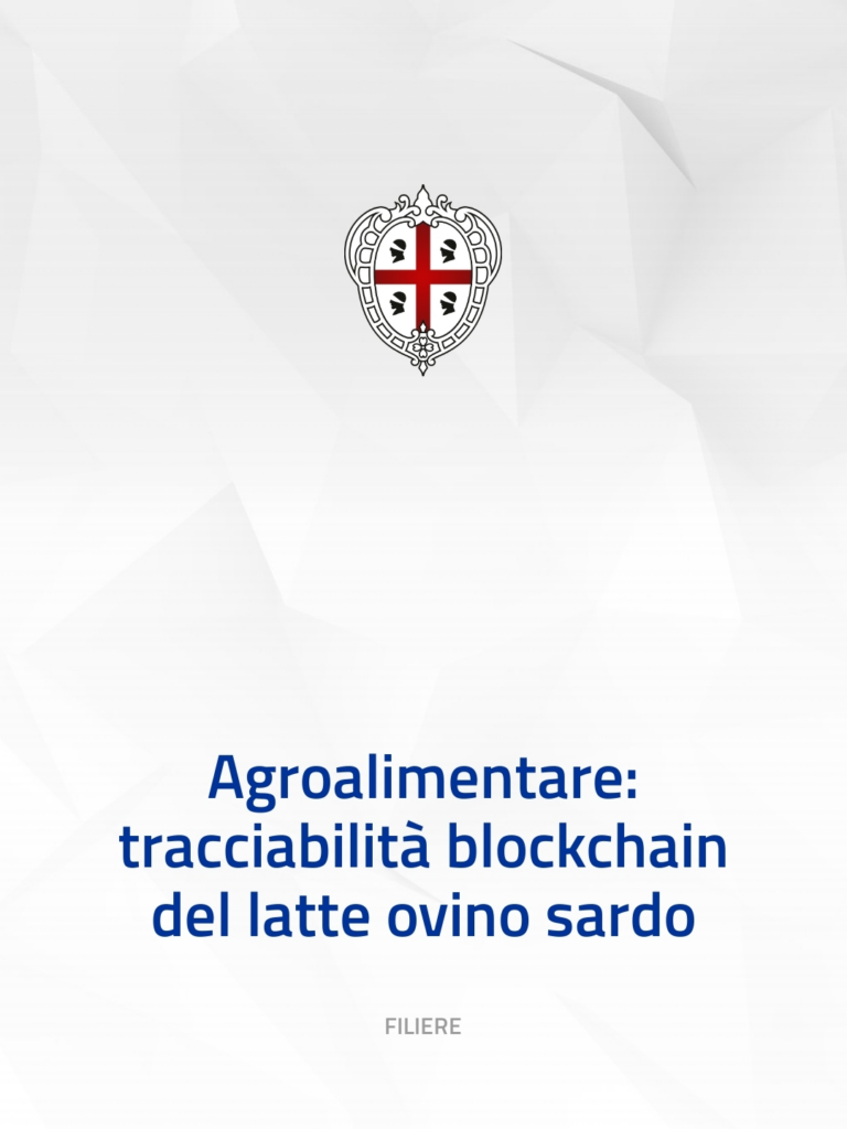 Agroalimentare: tracciabilità blockchain del latte ovino sardo
